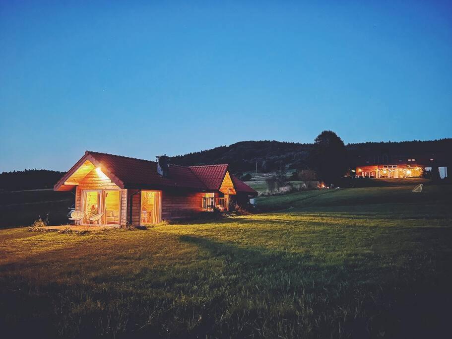 Polanka Beskid Niski Cute Cabin With Spectacular Views Hanczowa Dış mekan fotoğraf