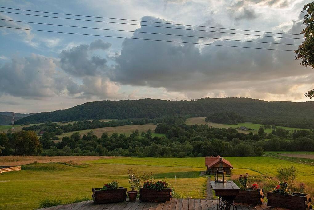 Polanka Beskid Niski Cute Cabin With Spectacular Views Hanczowa Dış mekan fotoğraf