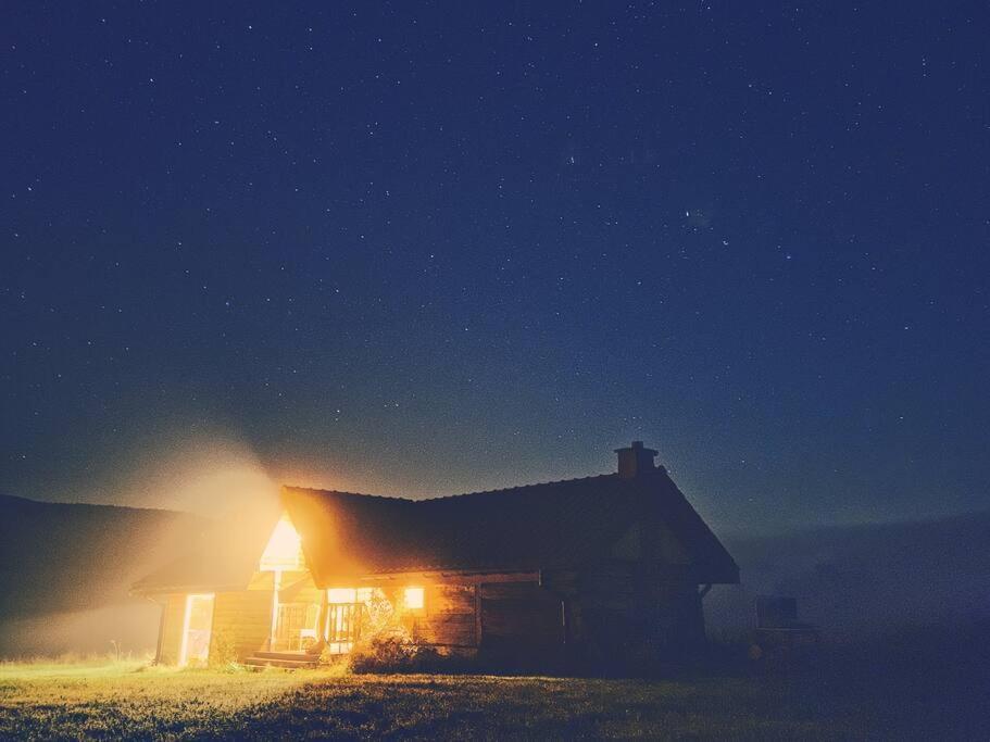 Polanka Beskid Niski Cute Cabin With Spectacular Views Hanczowa Dış mekan fotoğraf