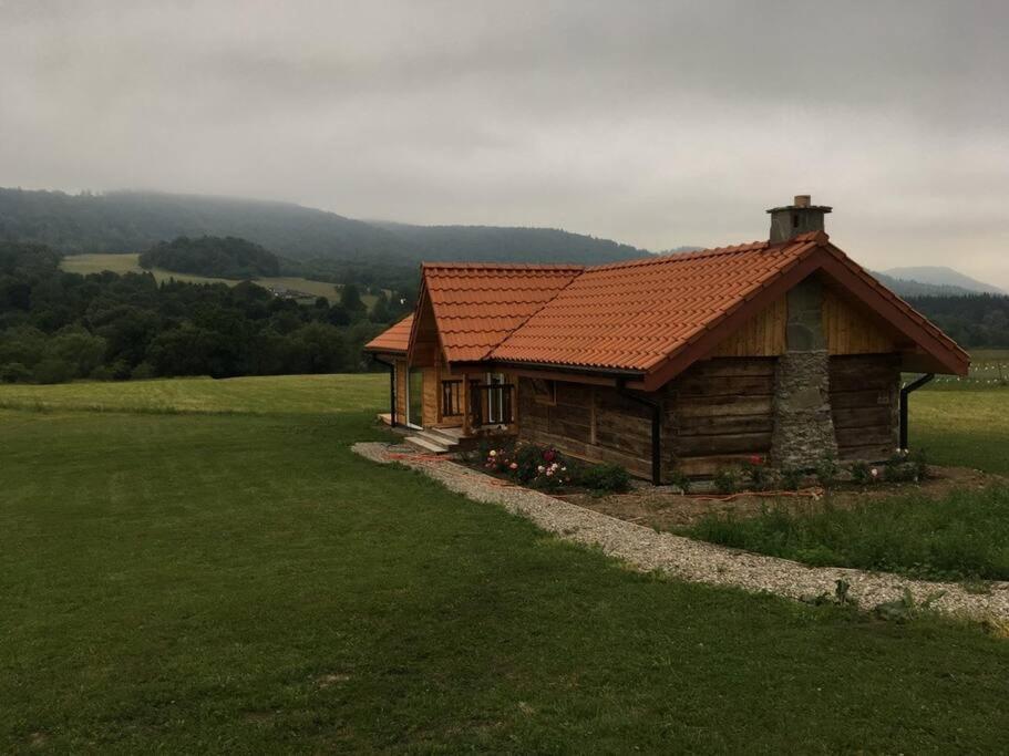 Polanka Beskid Niski Cute Cabin With Spectacular Views Hanczowa Dış mekan fotoğraf