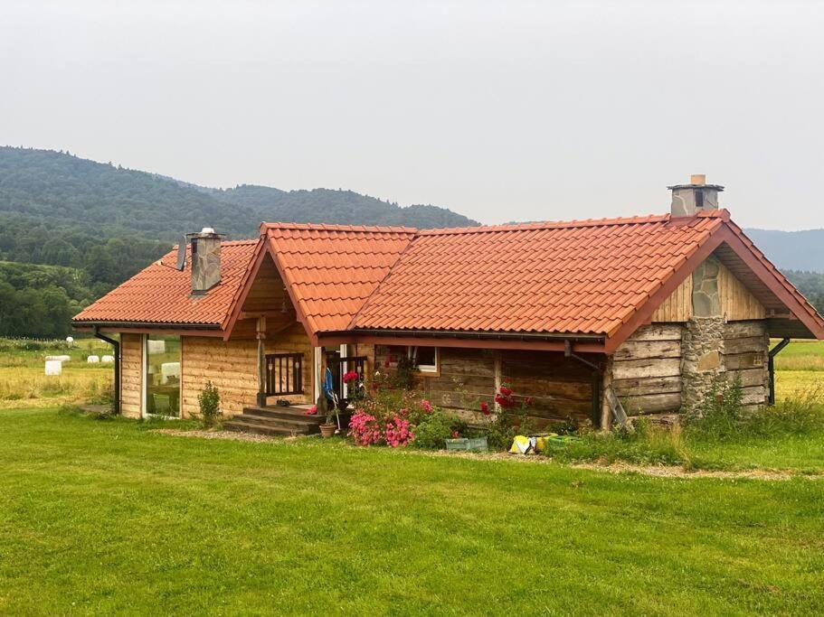 Polanka Beskid Niski Cute Cabin With Spectacular Views Hanczowa Dış mekan fotoğraf